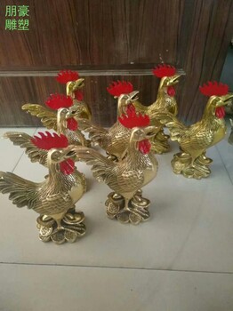 優(yōu)價民族大公雞銅雕工廠-歐式花園供應(yīng)-各類大公雞銅雕