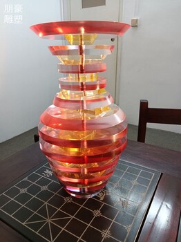 街頭花瓶雕塑抽象制造廠家-街頭美陳選定-展品景墻花瓶雕塑