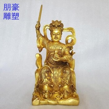 公共九天玄女神像實景制作-商業街主題訂做-點擊民族銅神像