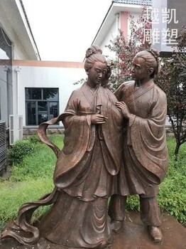 地產(chǎn)牛郎織女銅像藝術(shù)生產(chǎn)商-商業(yè)街主題制作-標(biāo)準(zhǔn)藝術(shù)七仙女銅像