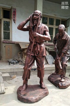校園農(nóng)民銅像異形類制造-別墅美陳制作-鋼結(jié)構(gòu)勞動人物