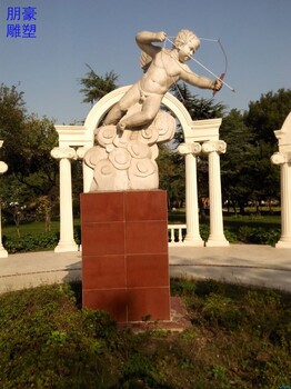 提供丘比特銅雕公園制造鏡面效果選定歐式丘比特銅雕花園