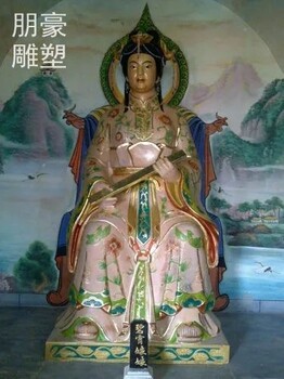優選戶外三霄神像制造商街頭抽象制造商城堡三霄奶奶神像形式