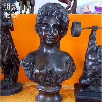 現(xiàn)代藝術(shù)西方人銅雕制造-形象大使類型承接-立體芭歐式人銅雕景觀