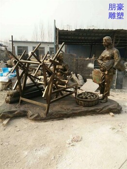 觀賞型女工雕塑生產(chǎn)工廠-形象大使類型優(yōu)價-酒店紡織女工雕塑結(jié)構(gòu)