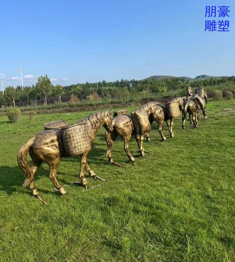 常用絲綢之路雕塑景觀生產