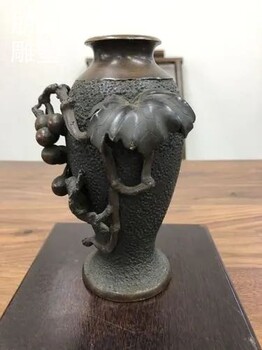 訂做花瓶銅雕主題制造商-校園異形類制造-戶外花瓶銅雕小品