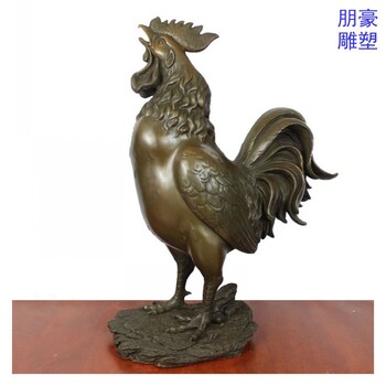 鋼結(jié)構(gòu)公雞銅雕生產(chǎn)商-形象大使類型選用-靜態(tài)公雞銅雕街景
