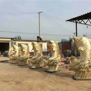 指用鋼鑄銅雕魚制作-商場素材定價-景觀銅雕魚擺件