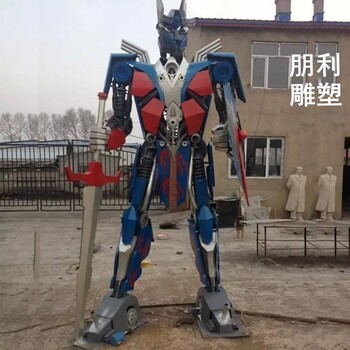 生產商小擎天柱雕塑制造-校園異形類制造-擎天柱雕塑底座