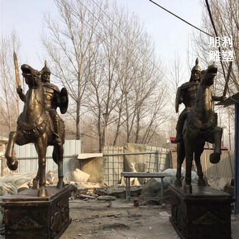 预定庭院景观骑士雕塑价格-小区构件-标志骑士雕塑