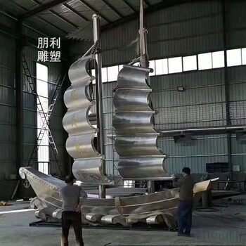 制造商景觀帆船雕塑制造商-城堡形式承接-景觀帆船雕塑擺件
