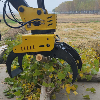 济宁生产挖掘机伐木机园林绿化用液压抱锯夹