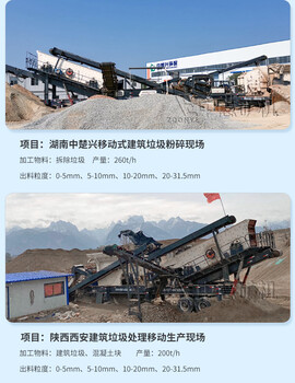 广东惠州时处理30吨装修垃圾处理机器方案配置中意
