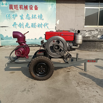 芜湖拖拉机带浇地机大流量高扬程压井喷灌机柴油机压井抽水机