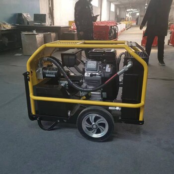 柴油机液压动力站25马力便携式移动液压单元雨季排水渣浆泵