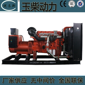 廣西柴油發(fā)電機(jī)廠家批發(fā)400kw玉柴聯(lián)合動(dòng)力發(fā)電機(jī)無(wú)刷YC6K600-D30