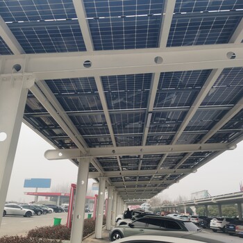 武漢光伏車棚，工商業(yè)/戶用光伏發(fā)電停車棚安裝，光儲充車棚