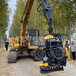 120挖机改装伐木机全液压自动砍伐割树机自由截断伐木机