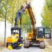林场采伐砍树机150挖掘机用超级伐木机液压伐木机械