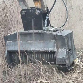 宏苹定制挖掘机开荒机园林开发液压开荒机多功能型碎木机械