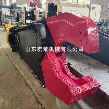 宏蘋YHP200挖掘機(jī)鷹嘴剪鋼結(jié)構(gòu)拆解剪金屬破斷加重型鷹嘴剪