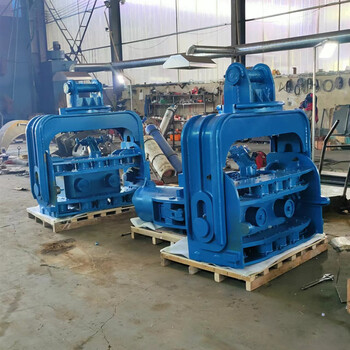 宏蘋260挖掘機(jī)打樁機(jī)鋼板樁打樁機(jī)基礎(chǔ)建設(shè)樁頭振動錘