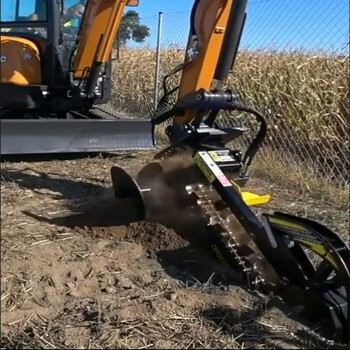 宏蘋銷售挖掘機開溝機果園管理液壓開溝機鏈?zhǔn)酵跍蠙C械