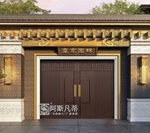 北京小区院子大门别墅入户门铝艺庭院门