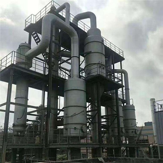 二手废水蒸发器,2吨单效强制循环钛材蒸发器,连续操作