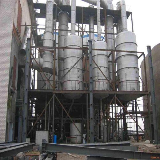 回收二手蒸发器,钛材10吨MVR强制循环蒸发器,升级改造