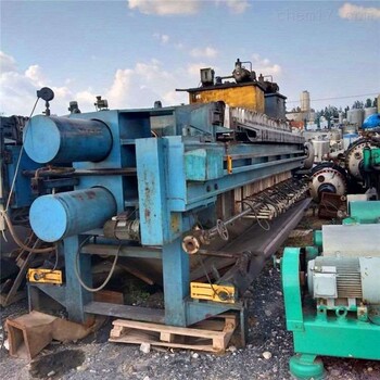 回收二手自動拉板壓濾機(jī)，120平方暗流隔膜壓濾機(jī)，操作簡單
