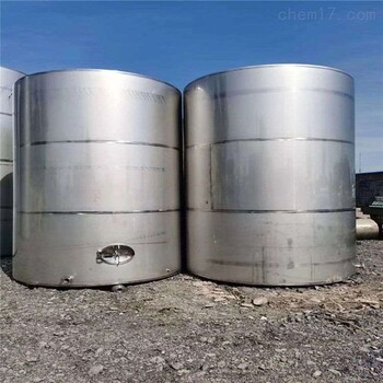 回收二手不锈钢储存罐，30立方卧式碳钢储罐，拆除化工厂设备