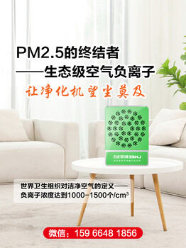 左杉負離子發(fā)生器小粒徑負氧離子空氣凈化器家用消毒機生態(tài)級氧吧