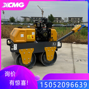 震動座駕式徐工雙棍鋼輪小型壓路機振動碾滾筒式雙鋼輪壓實機