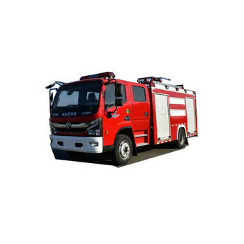 豪沃重卡雙排消防車