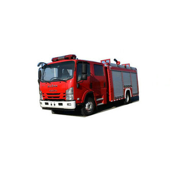 豪沃重卡雙排消防車