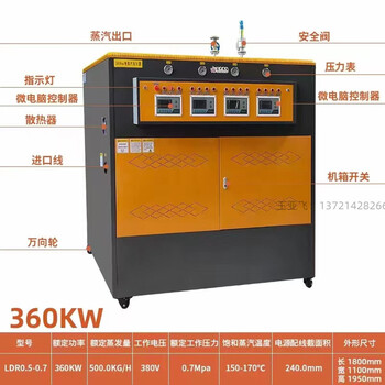 食品生產電阻加熱蒸汽發生器不銹鋼內膽可定制72kw
