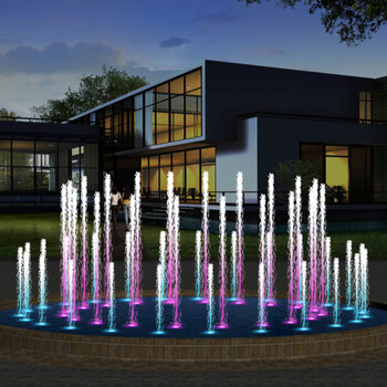 西安噴泉設計公司，陜西九州山水音樂噴泉噴泉設計施工