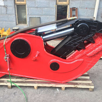 挖機(jī)混凝土破碎鉗顎式粉碎鉗咬合力大粉碎鉗