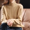 品牌女装尾货女式毛衣牦牛绒羊毛衫库存服装供应