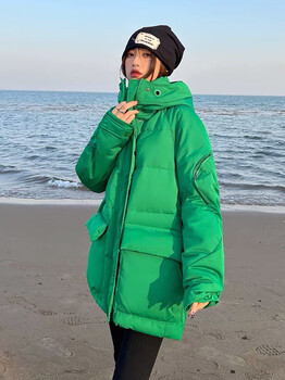 品牌庫存服裝冬裝尾貨女式羽絨服鵝絨服時尚防寒服