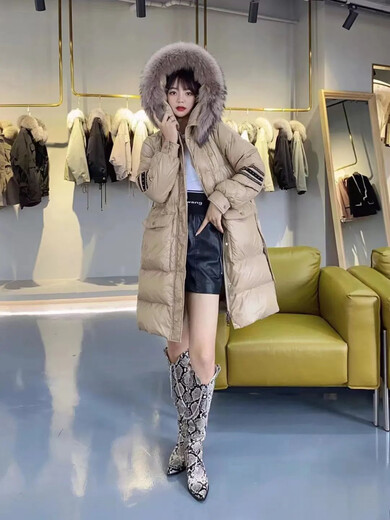 偶姿冬裝尾貨女式羽絨服時尚防寒服冬季庫存服裝供應