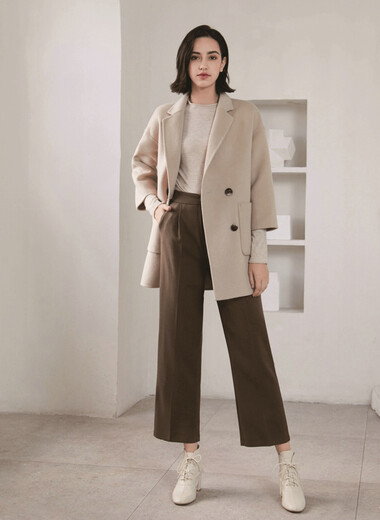 輕文藝秋冬女裝時尚羽絨服大衣連衣裙系列冬裝尾貨
