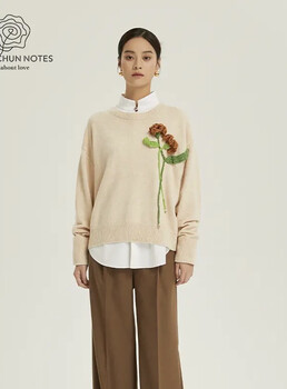 品牌女裝尾貨時(shí)尚毛衣女式羊毛衫庫存服裝供應(yīng)
