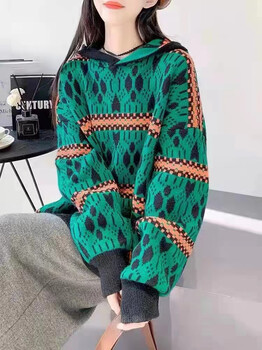 氧氣主播毛衣品牌折扣女裝庫存冬裝尾貨羊毛衫供應(yīng)