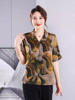 真絲連衣裙品牌庫(kù)存服裝廣州折扣女裝中老年時(shí)裝拿貨