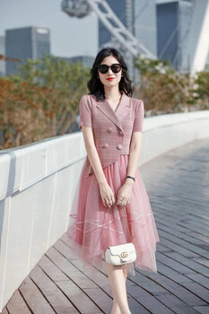 夏季大碼女裝連衣裙品牌庫(kù)存服裝折扣女裝拿貨