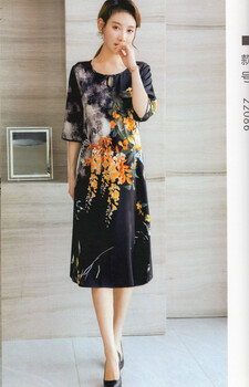 真絲系列女裝品牌撤柜女裝桑蠶絲連衣裙庫存服裝供應(yīng)