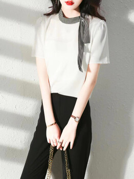 品牌庫存服裝真絲連衣裙簡約休閑女裝折扣女裝供應